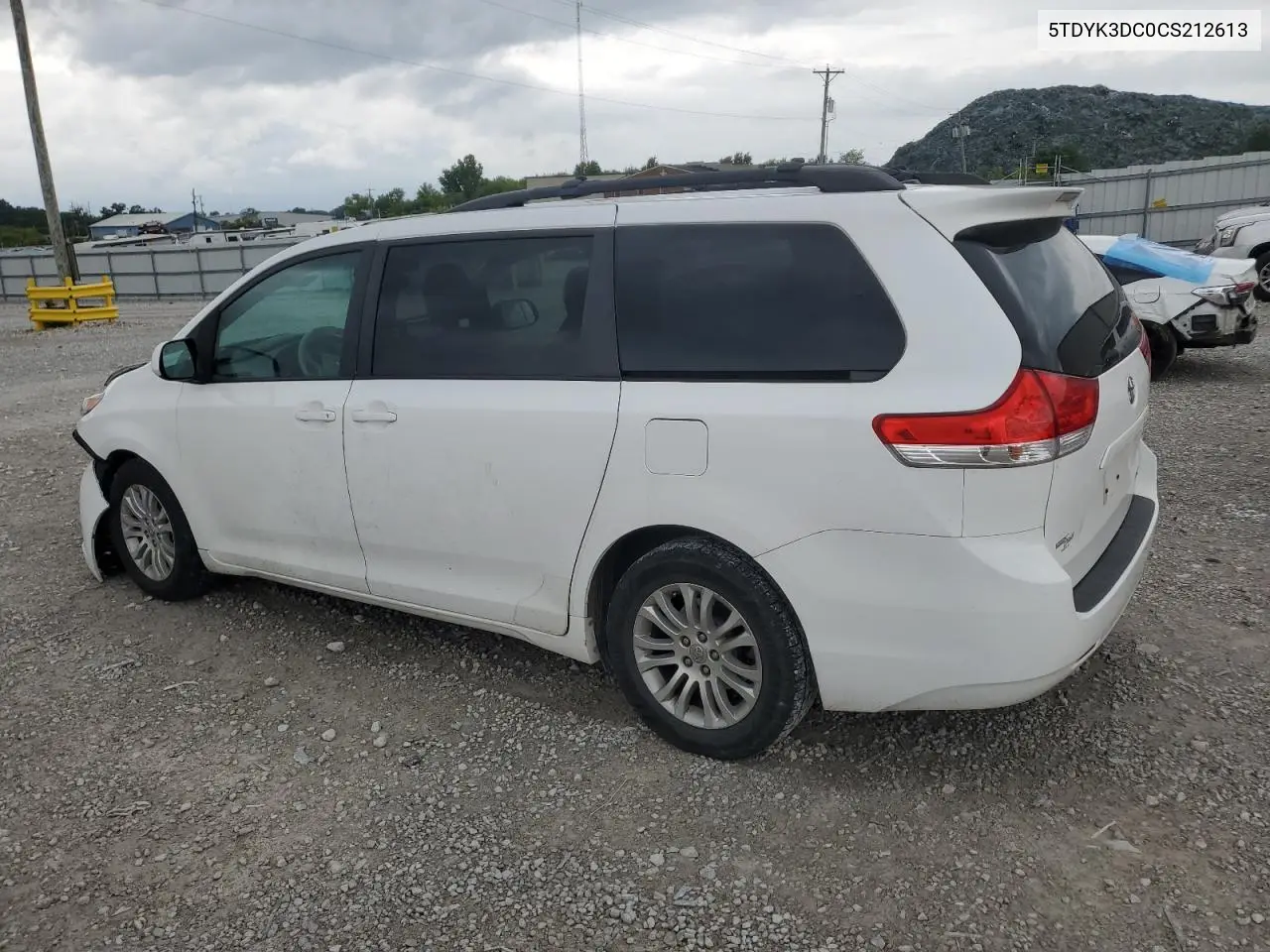 2012 Toyota Sienna Xle VIN: 5TDYK3DC0CS212613 Lot: 62317765