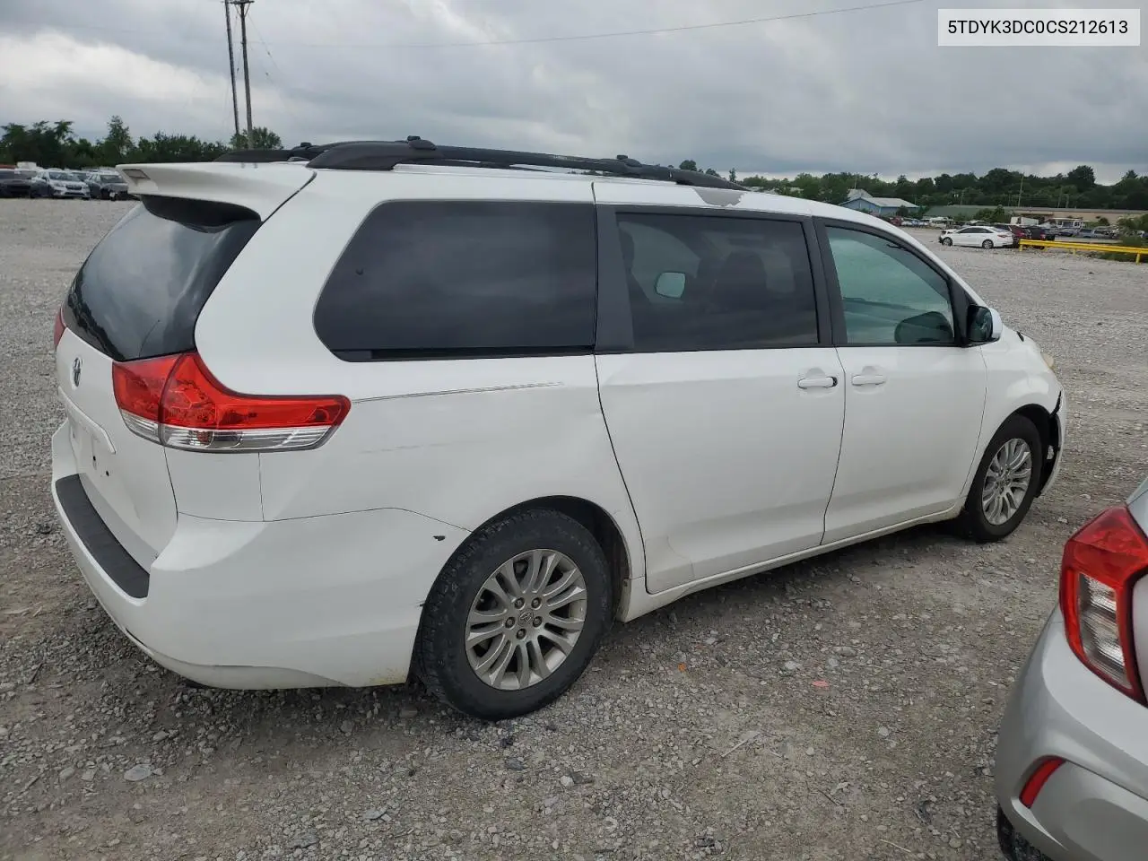 2012 Toyota Sienna Xle VIN: 5TDYK3DC0CS212613 Lot: 62317765