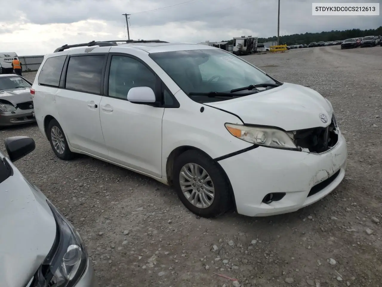 2012 Toyota Sienna Xle VIN: 5TDYK3DC0CS212613 Lot: 62317765