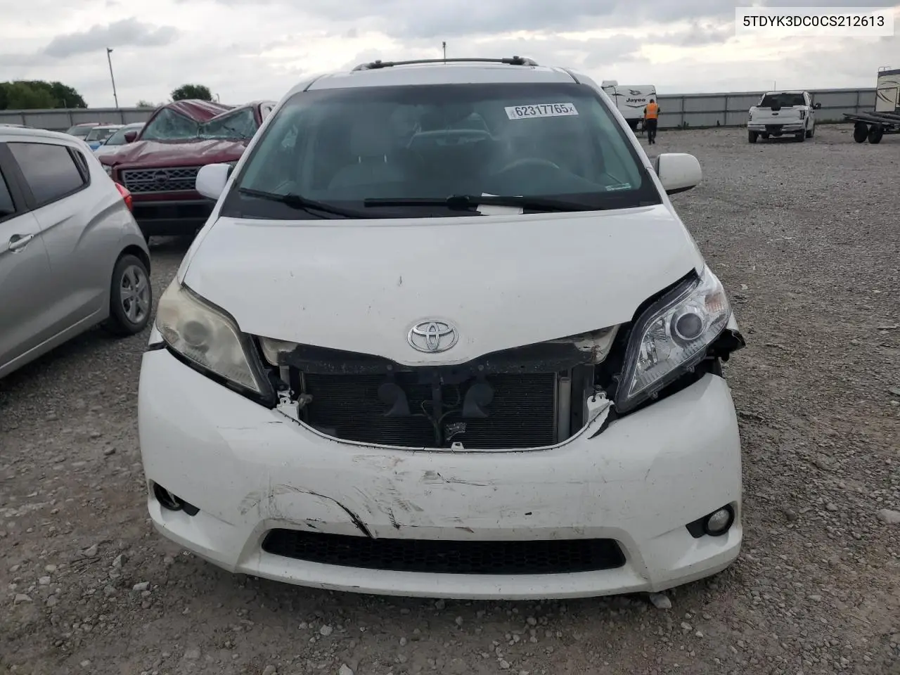 2012 Toyota Sienna Xle VIN: 5TDYK3DC0CS212613 Lot: 62317765
