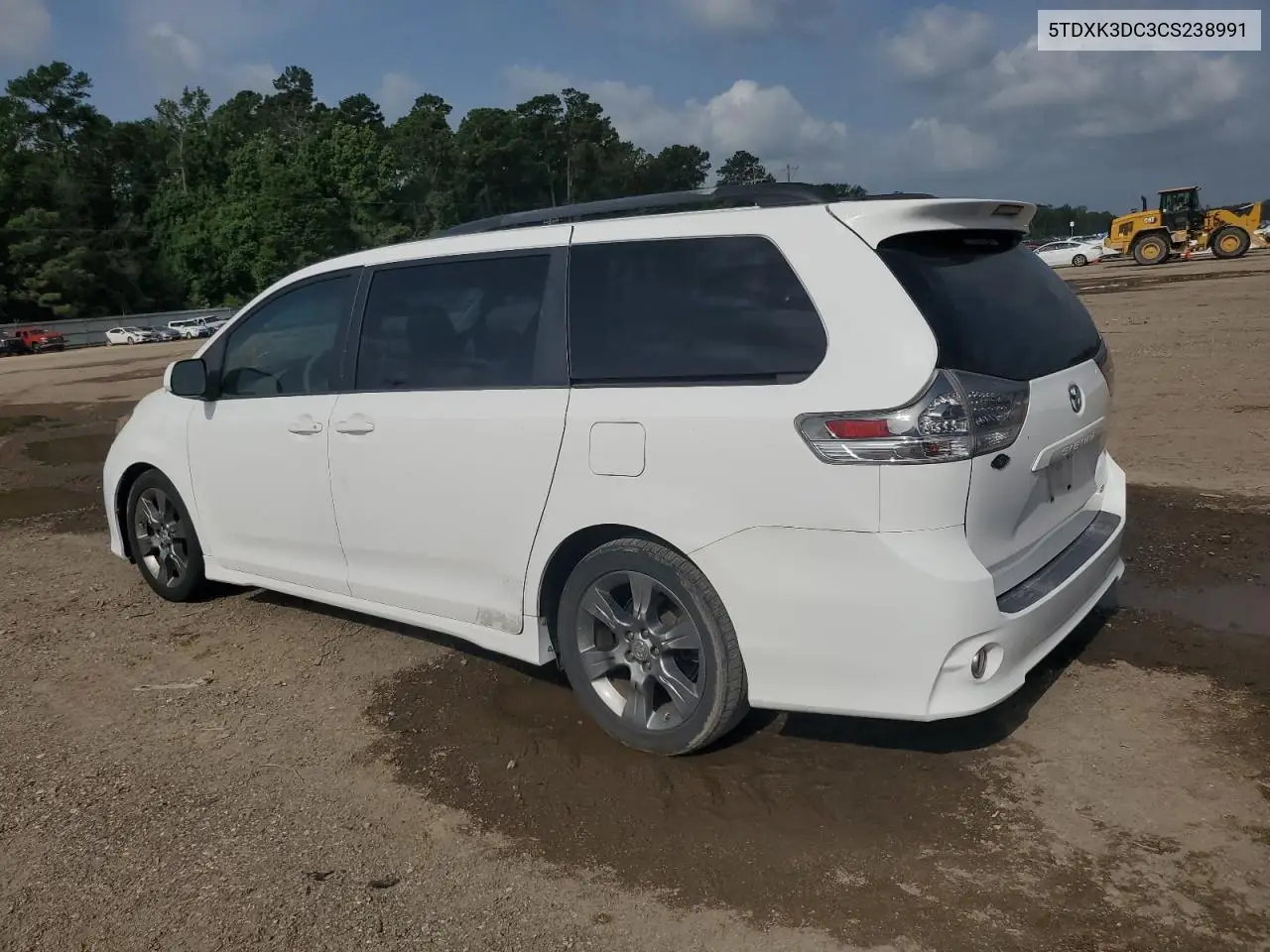 2012 Toyota Sienna Sport VIN: 5TDXK3DC3CS238991 Lot: 63030205