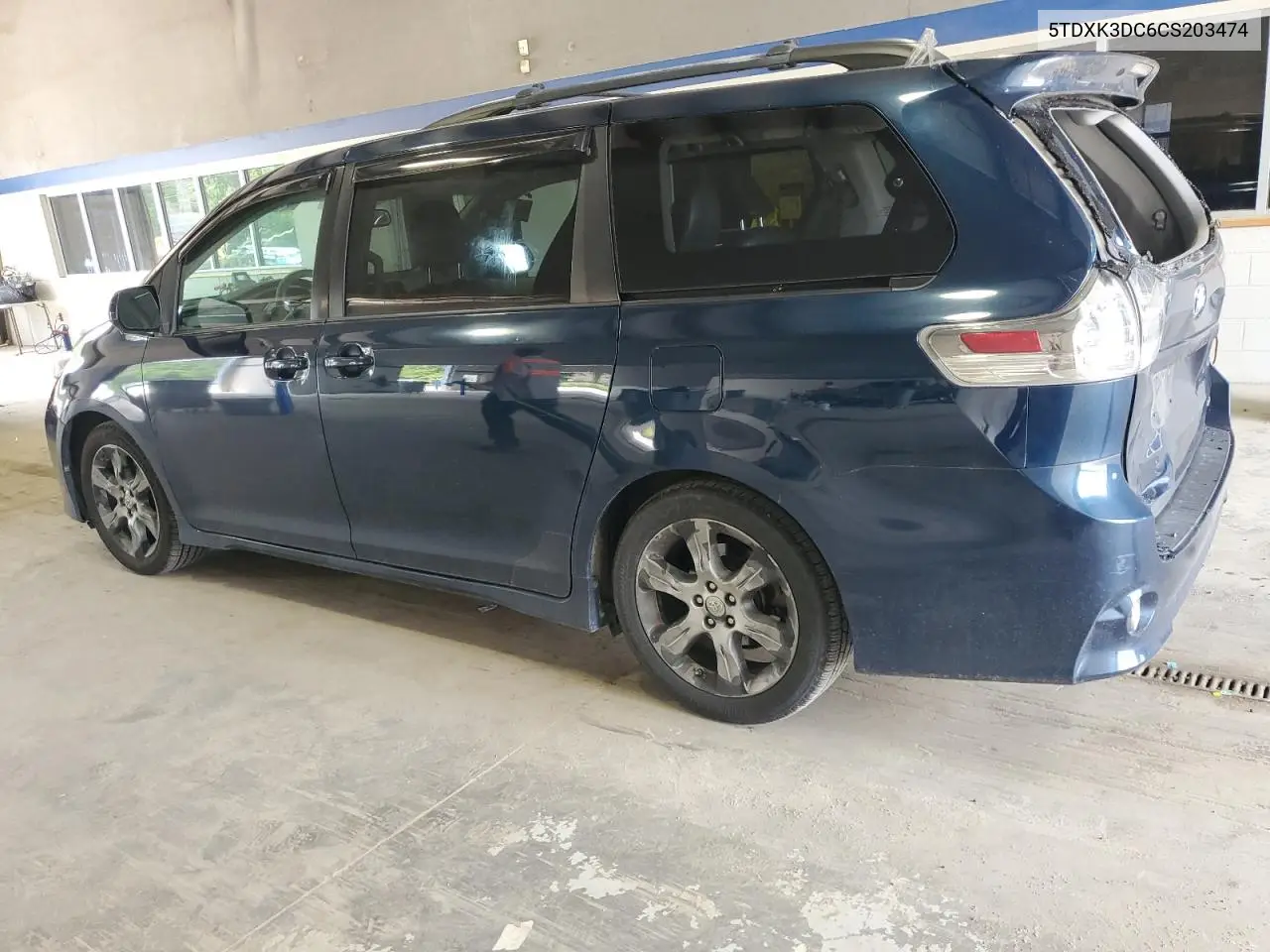 2012 Toyota Sienna Sport VIN: 5TDXK3DC6CS203474 Lot: 63109395