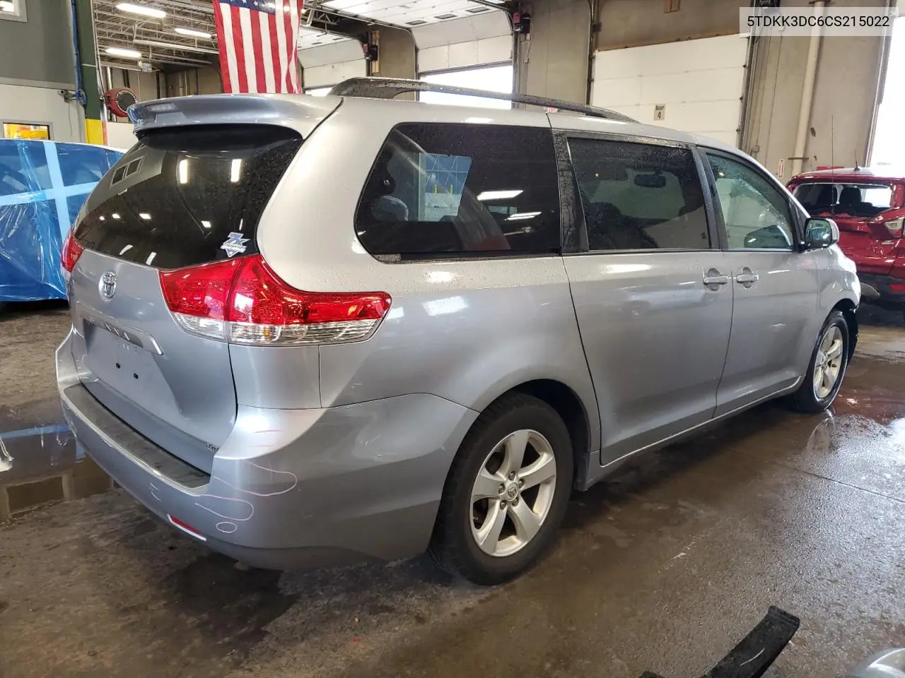 2012 Toyota Sienna Le VIN: 5TDKK3DC6CS215022 Lot: 65573035