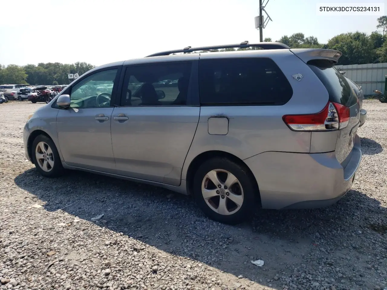 2012 Toyota Sienna Le VIN: 5TDKK3DC7CS234131 Lot: 65831615