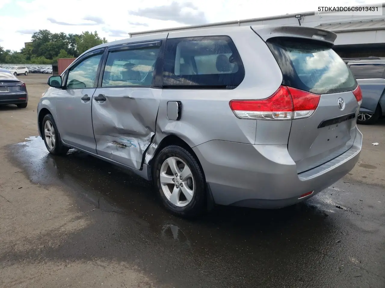 2012 Toyota Sienna Base VIN: 5TDKA3DC6CS013431 Lot: 65879485