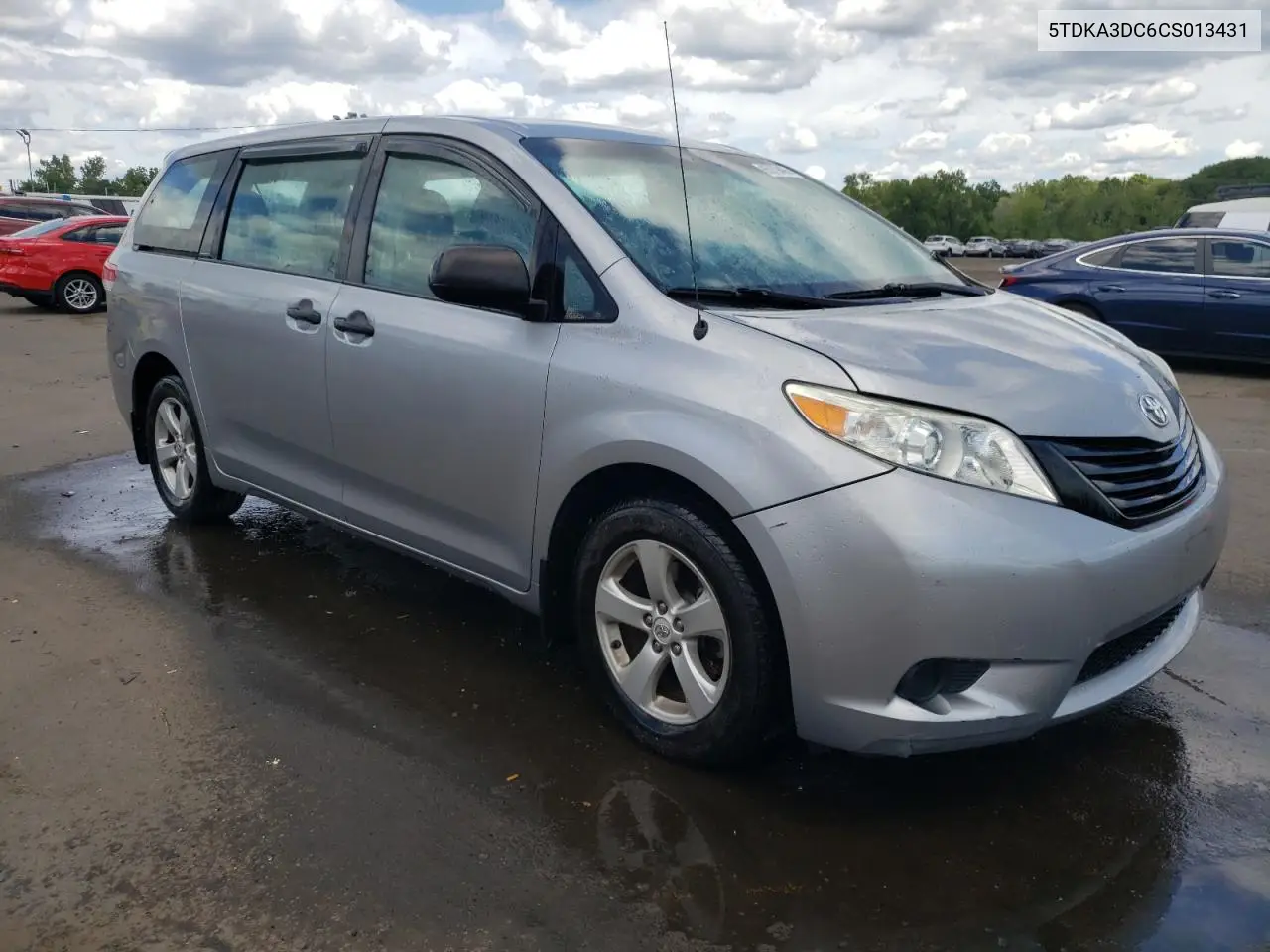 2012 Toyota Sienna Base VIN: 5TDKA3DC6CS013431 Lot: 65879485