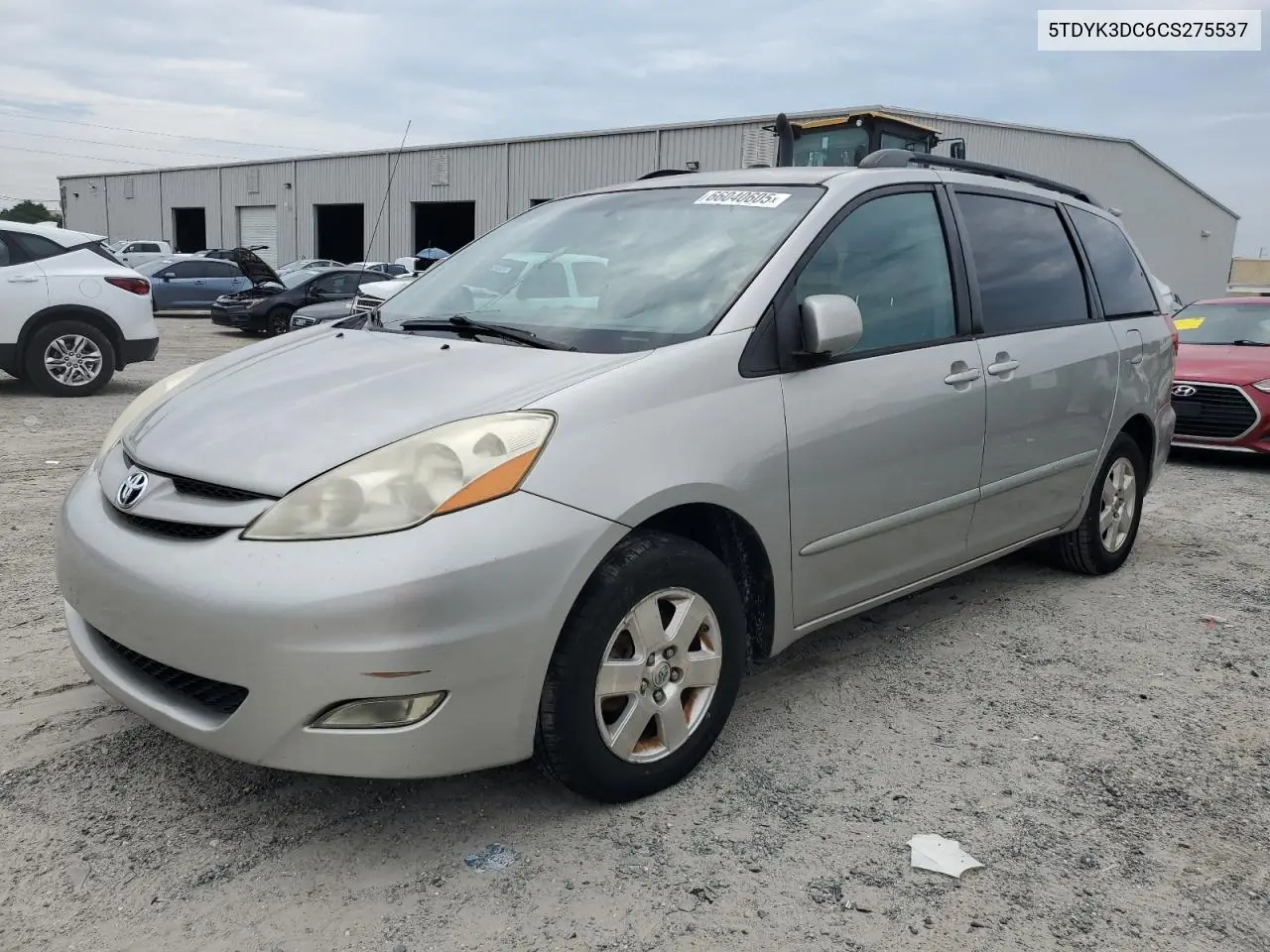 2012 Toyota Sienna Xle VIN: 5TDYK3DC6CS275537 Lot: 66040605