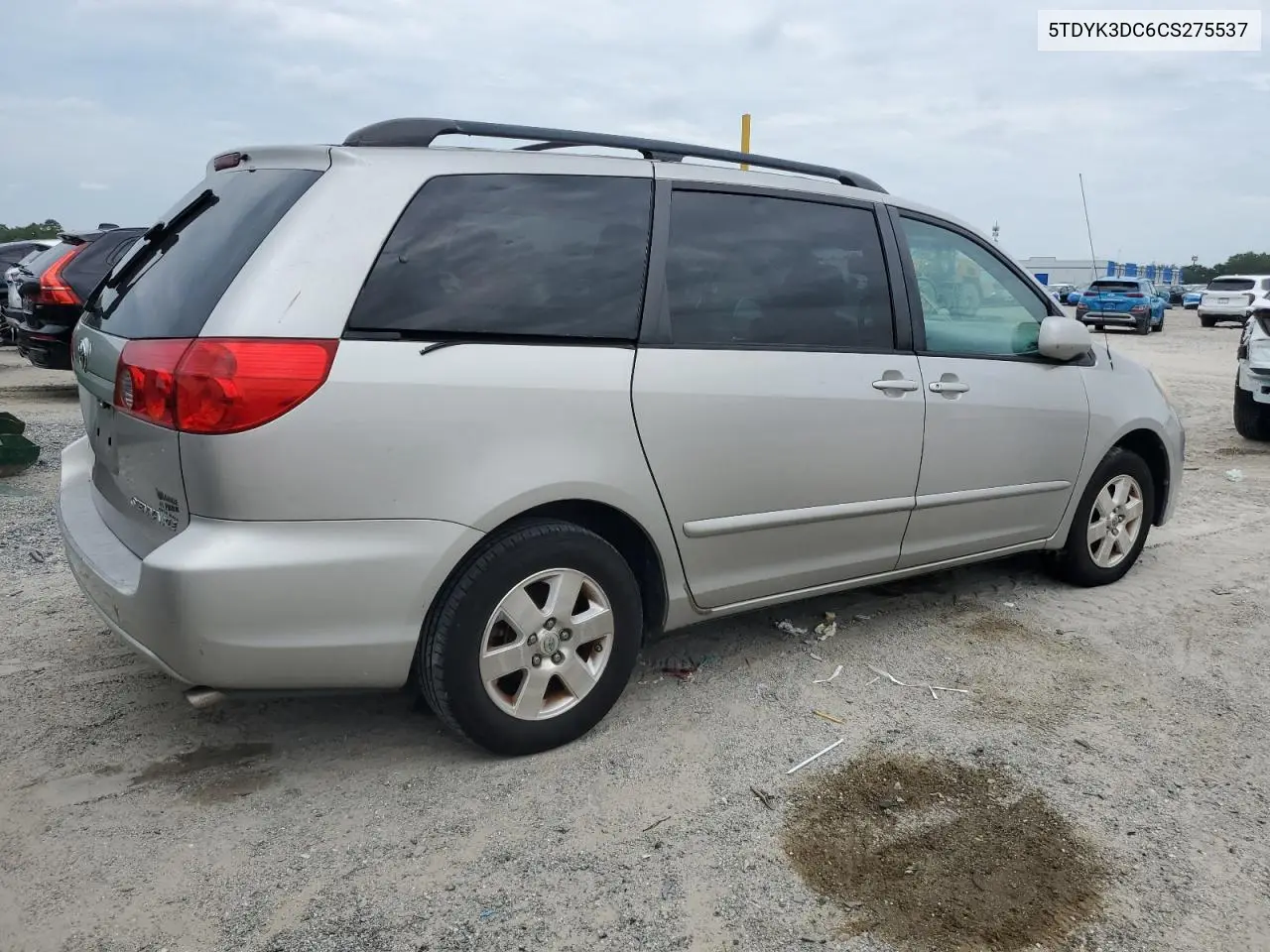 2012 Toyota Sienna Xle VIN: 5TDYK3DC6CS275537 Lot: 66040605