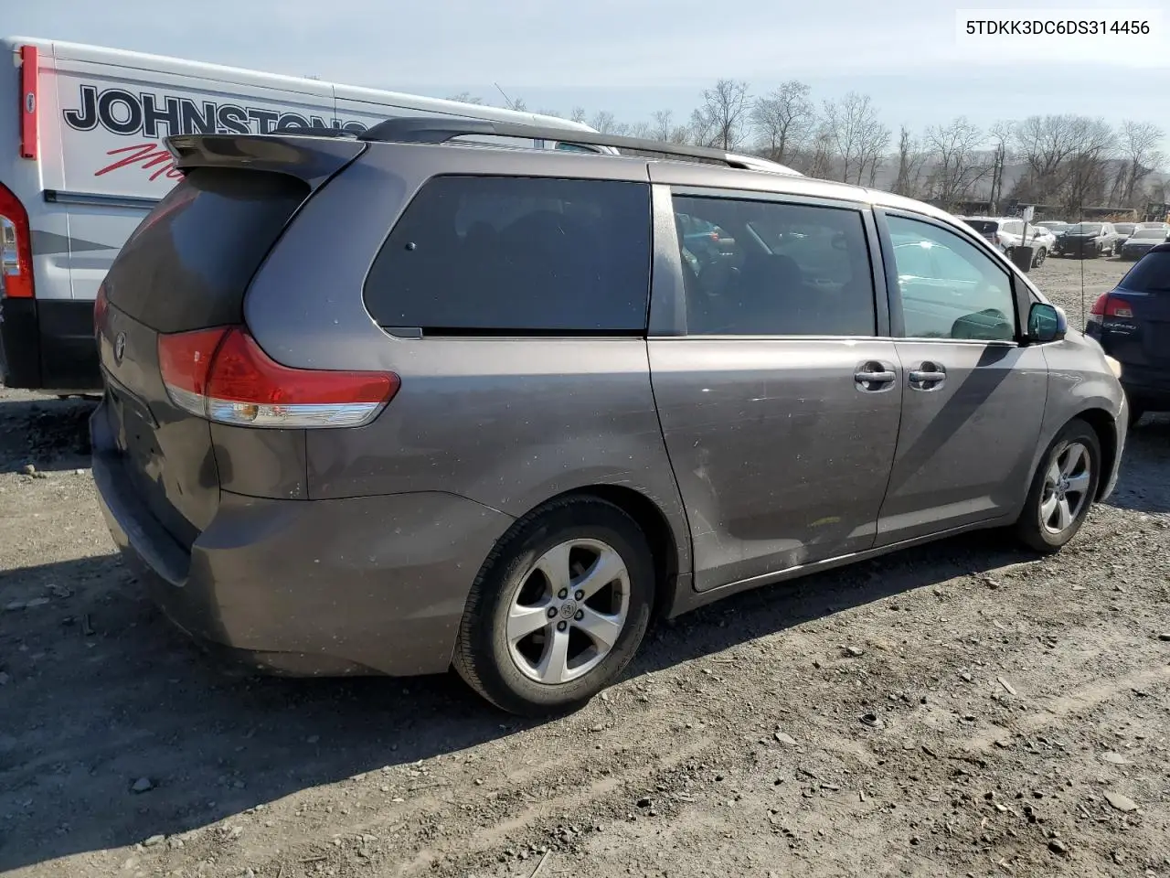 2013 Toyota Sienna Le VIN: 5TDKK3DC6DS314456 Lot: 53459825