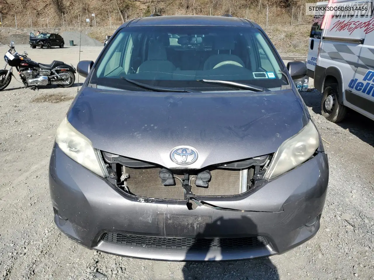 2013 Toyota Sienna Le VIN: 5TDKK3DC6DS314456 Lot: 53459825