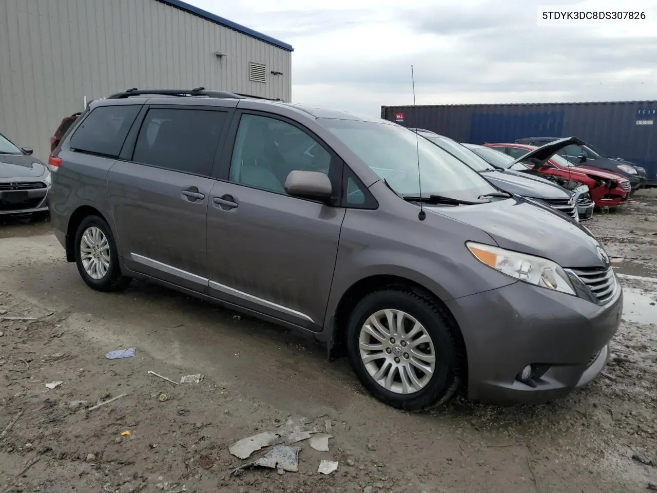 2013 Toyota Sienna Xle VIN: 5TDYK3DC8DS307826 Lot: 53960435