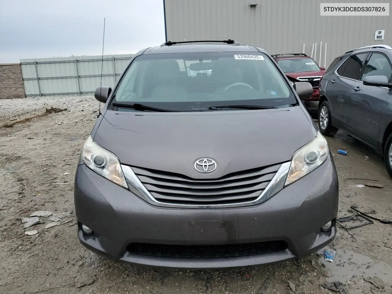 2013 Toyota Sienna Xle VIN: 5TDYK3DC8DS307826 Lot: 53960435