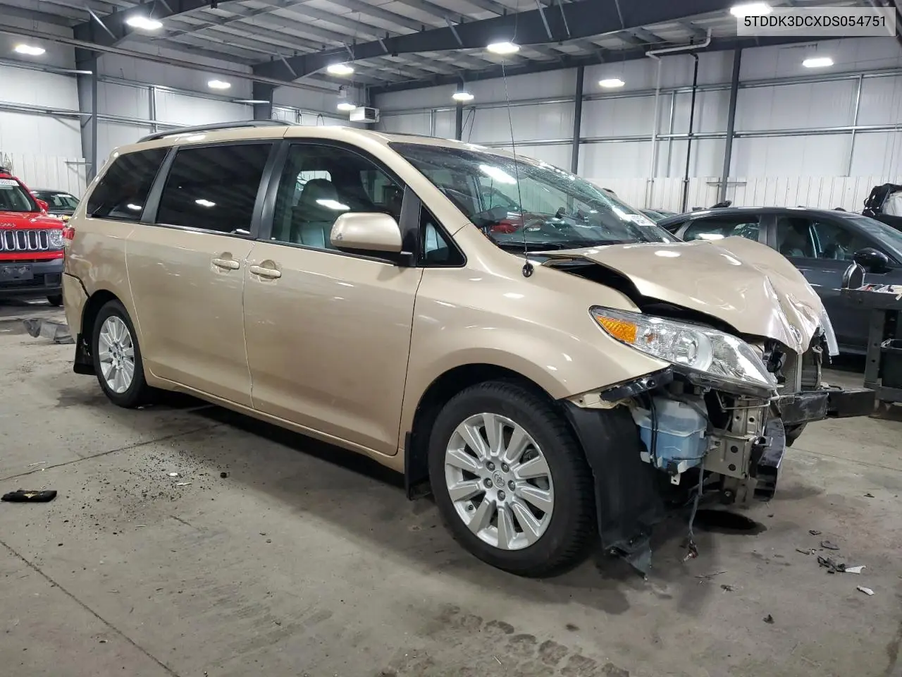 2013 Toyota Sienna Xle VIN: 5TDDK3DCXDS054751 Lot: 54004715