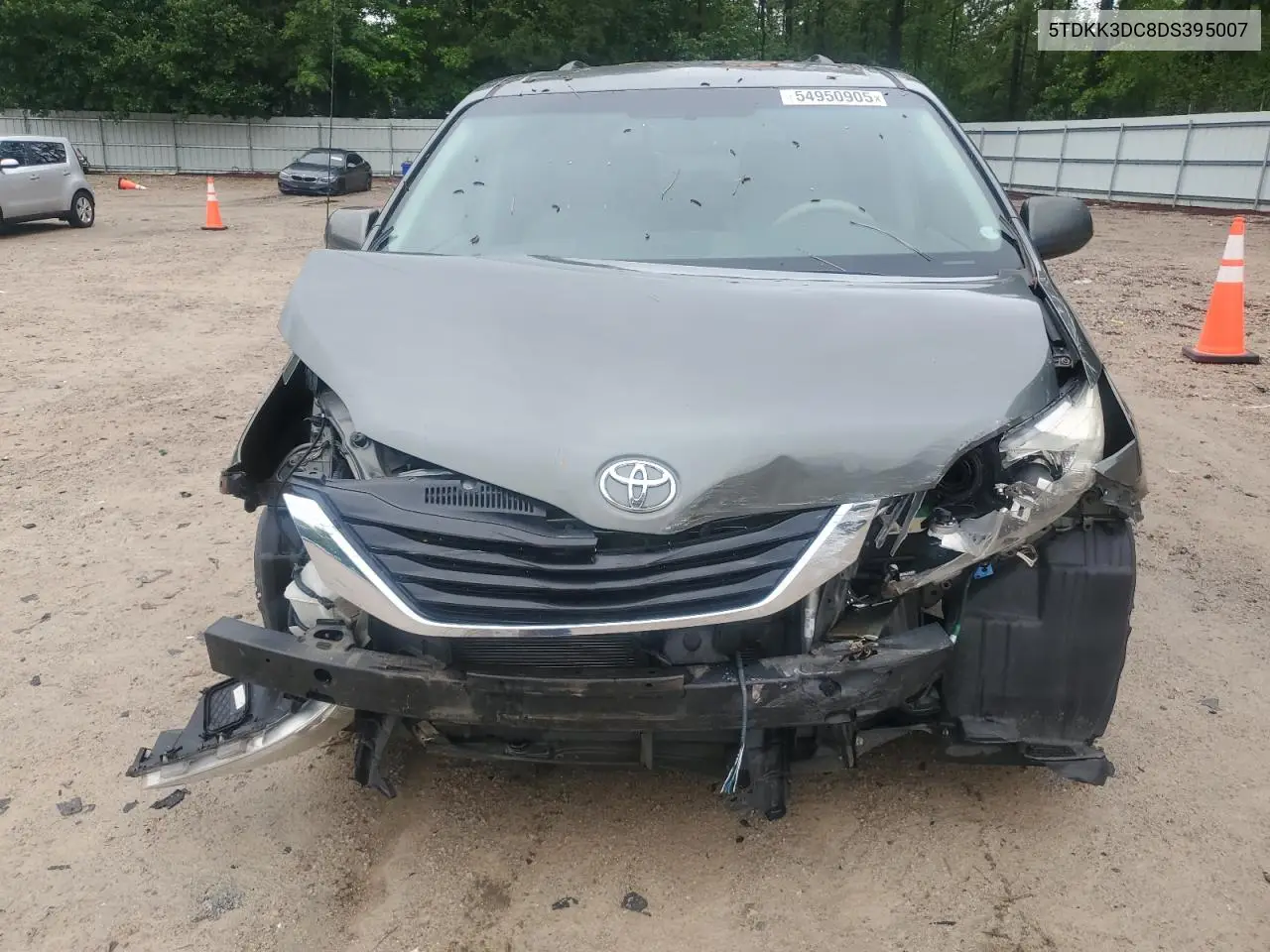 2013 Toyota Sienna Le VIN: 5TDKK3DC8DS395007 Lot: 54950905