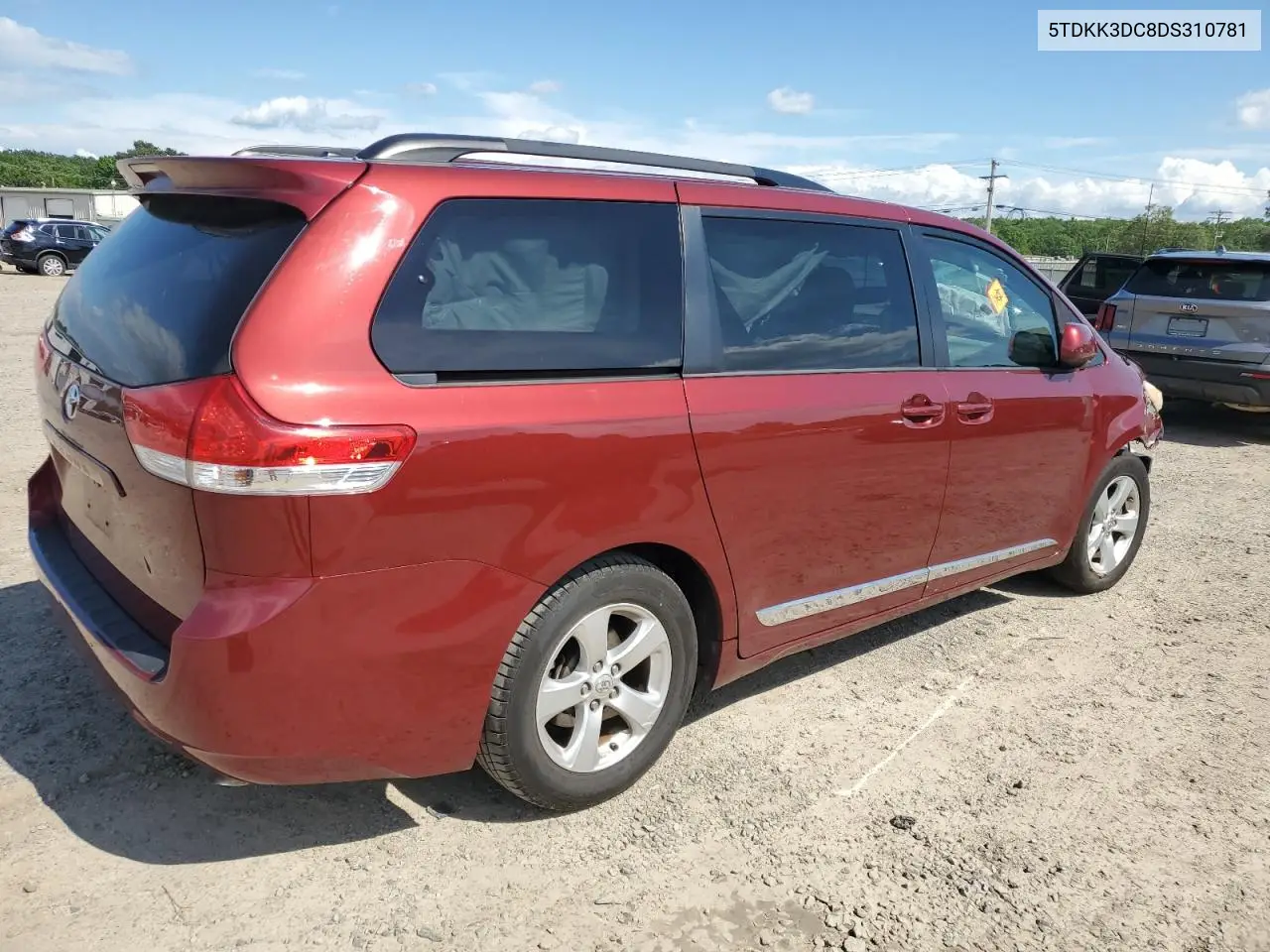 5tdkk3dc8ds310781 5TDKK3DC8DS310781 2013 Toyota Sienna Le
