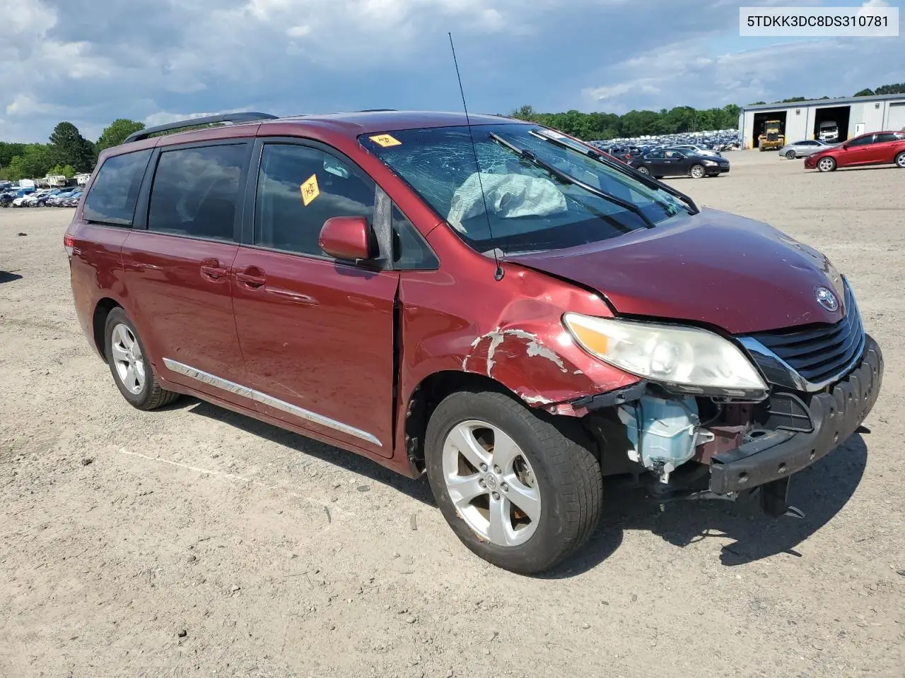 5tdkk3dc8ds310781 5TDKK3DC8DS310781 2013 Toyota Sienna Le