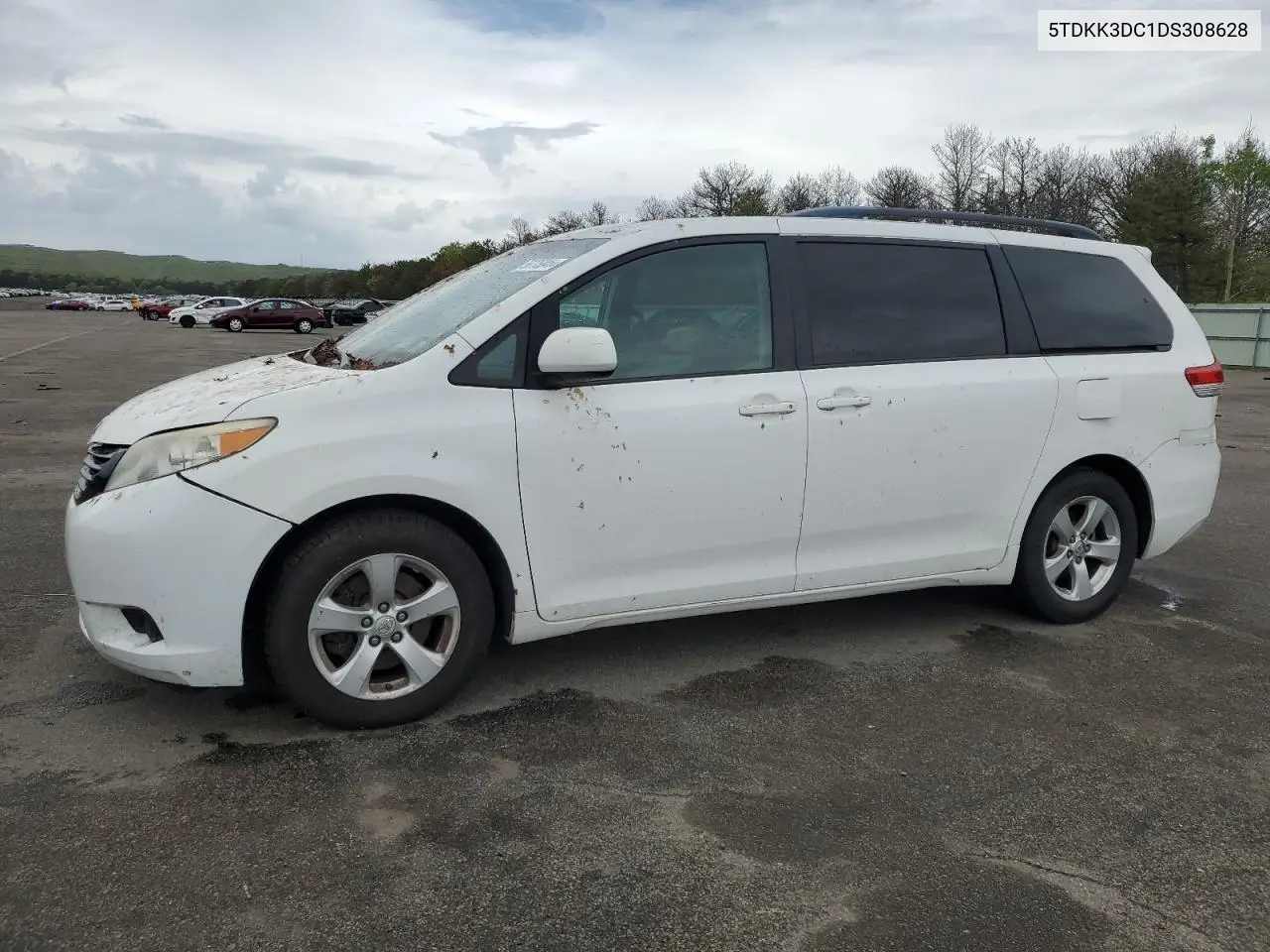2013 Toyota Sienna Le VIN: 5TDKK3DC1DS308628 Lot: 56775845