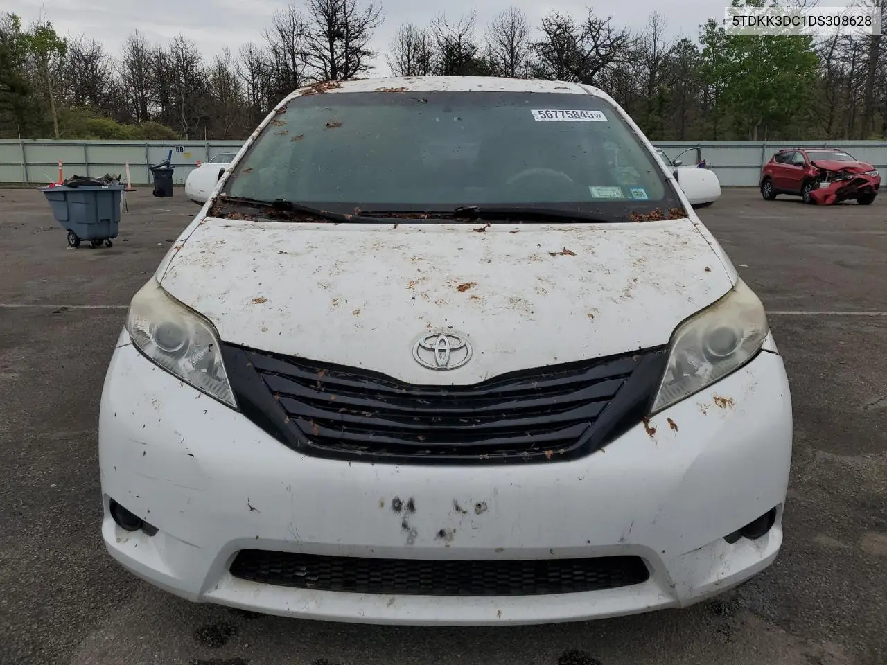 2013 Toyota Sienna Le VIN: 5TDKK3DC1DS308628 Lot: 56775845