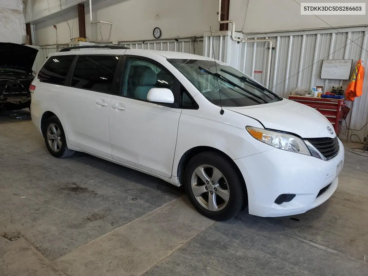 2013 Toyota Sienna Le VIN: 5TDKK3DC5DS286603 Lot: 56873665