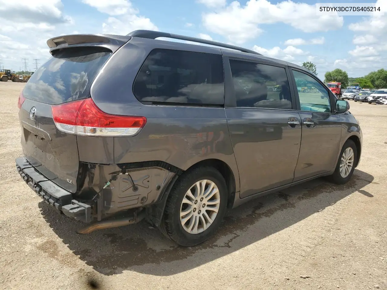 2013 Toyota Sienna Xle VIN: 5TDYK3DC7DS405214 Lot: 62500205