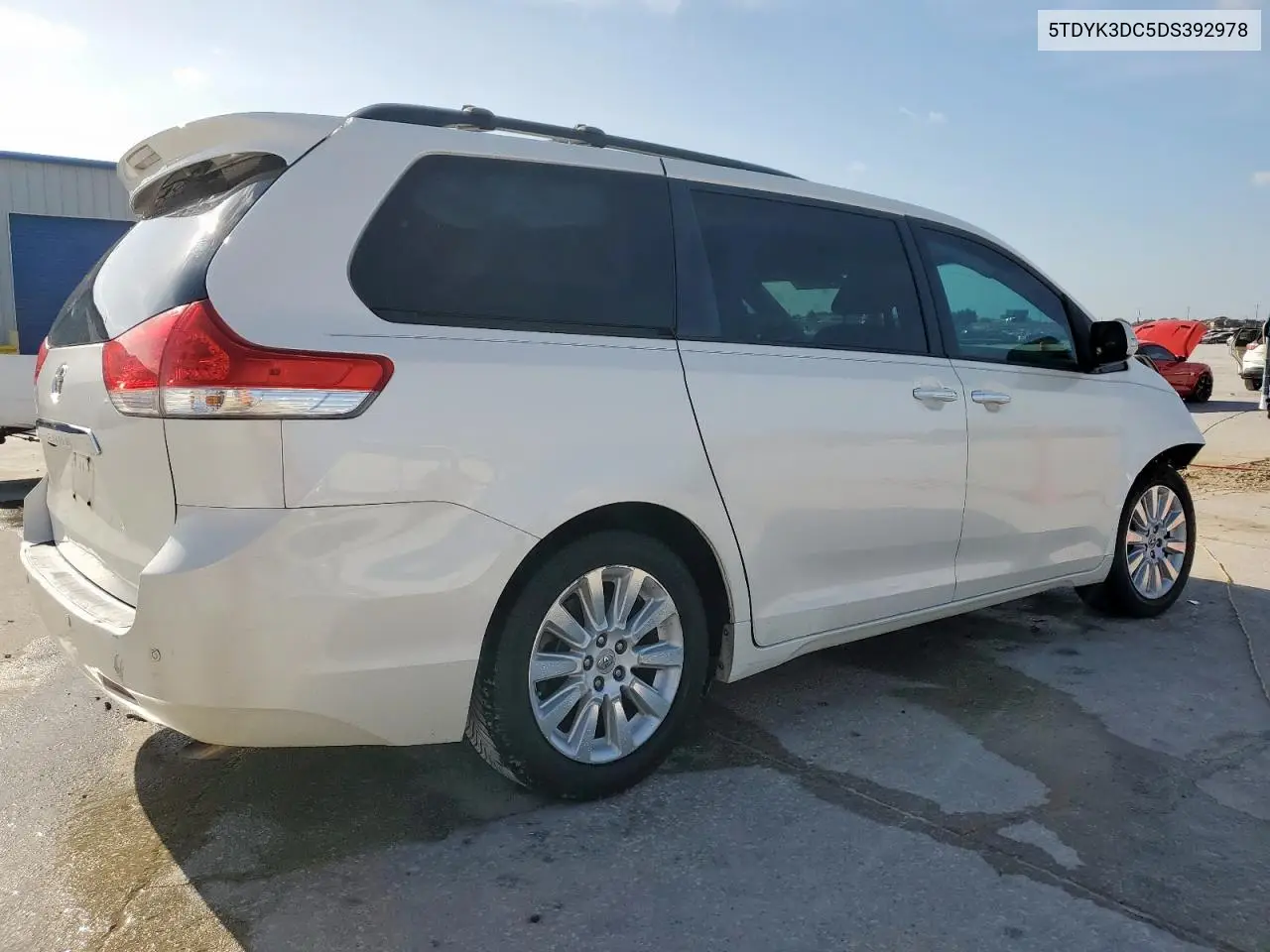 2013 Toyota Sienna Xle VIN: 5TDYK3DC5DS392978 Lot: 62954165