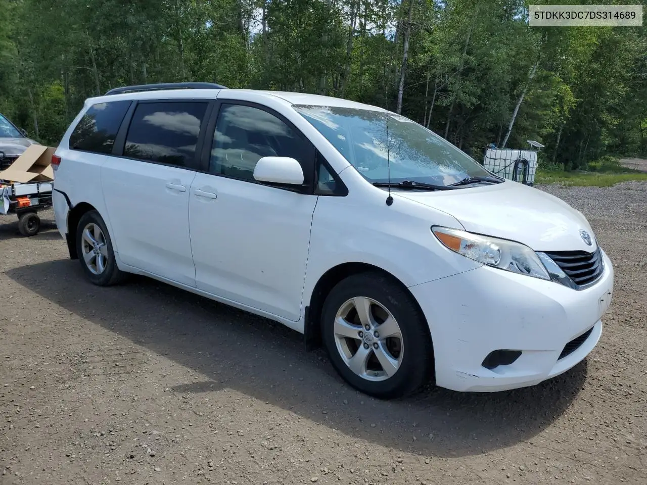 2013 Toyota Sienna Le VIN: 5TDKK3DC7DS314689 Lot: 62989595