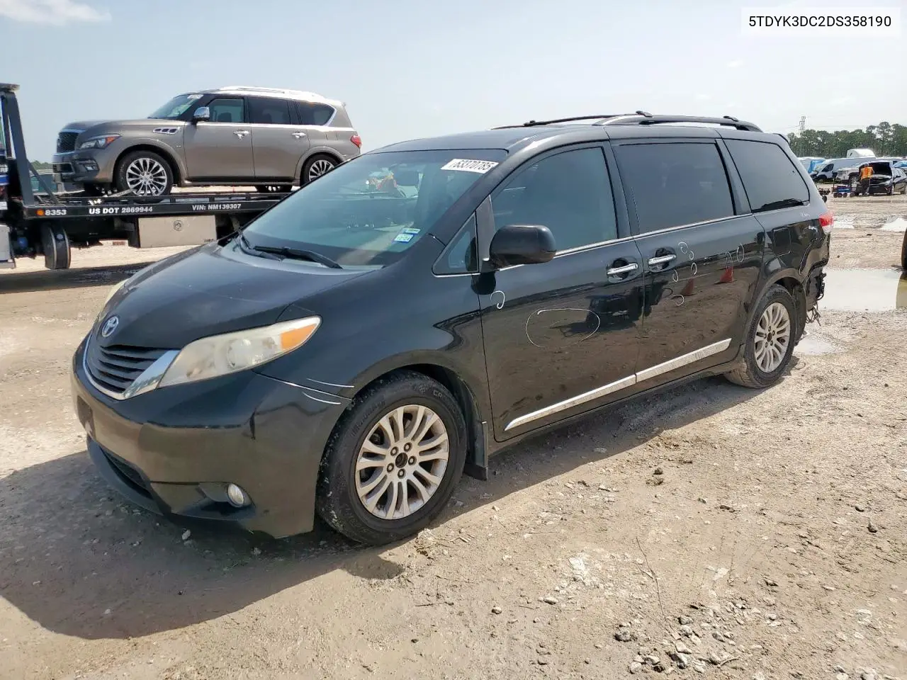 2013 Toyota Sienna Xle VIN: 5TDYK3DC2DS358190 Lot: 63370785