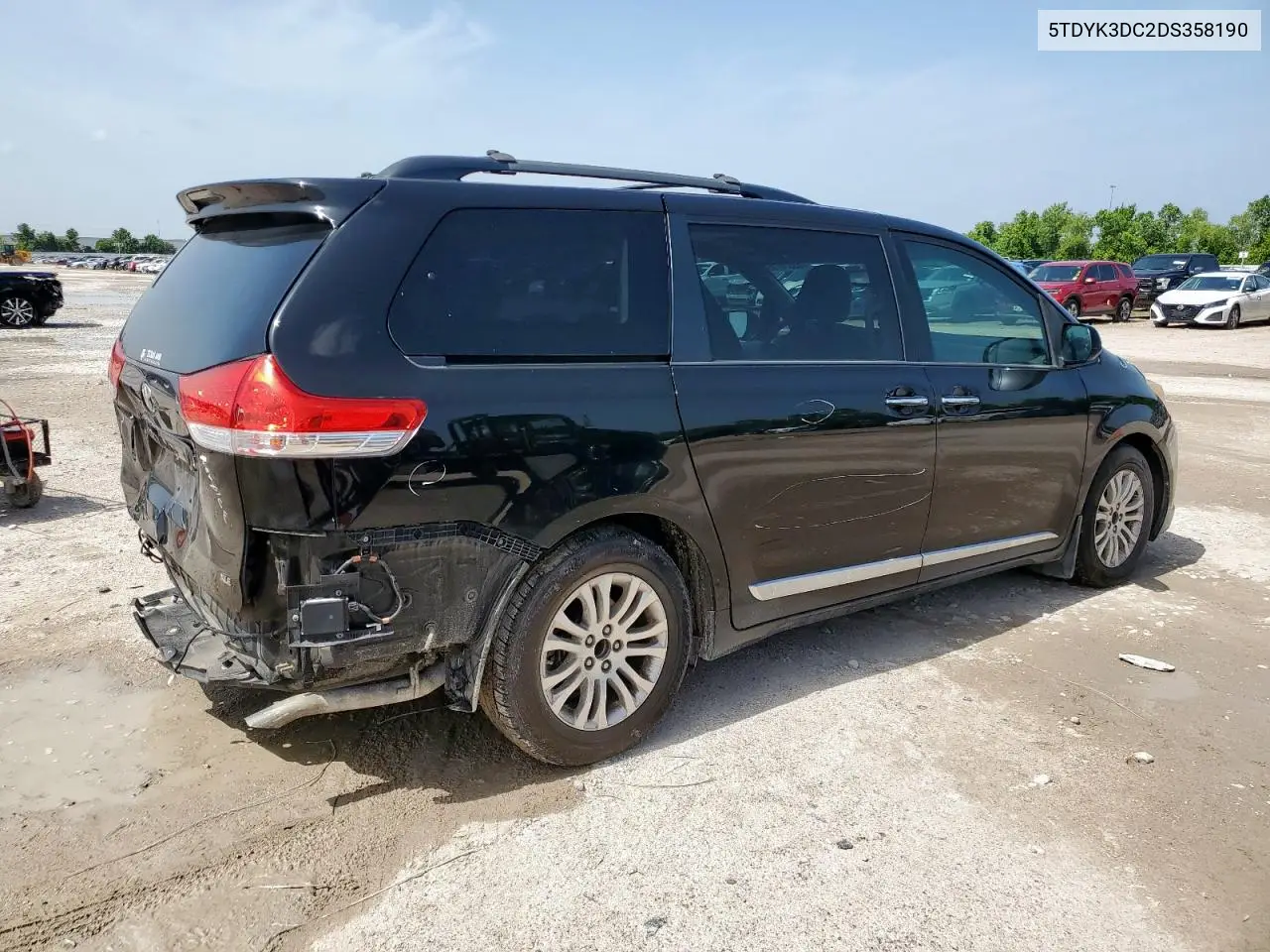 2013 Toyota Sienna Xle VIN: 5TDYK3DC2DS358190 Lot: 63370785