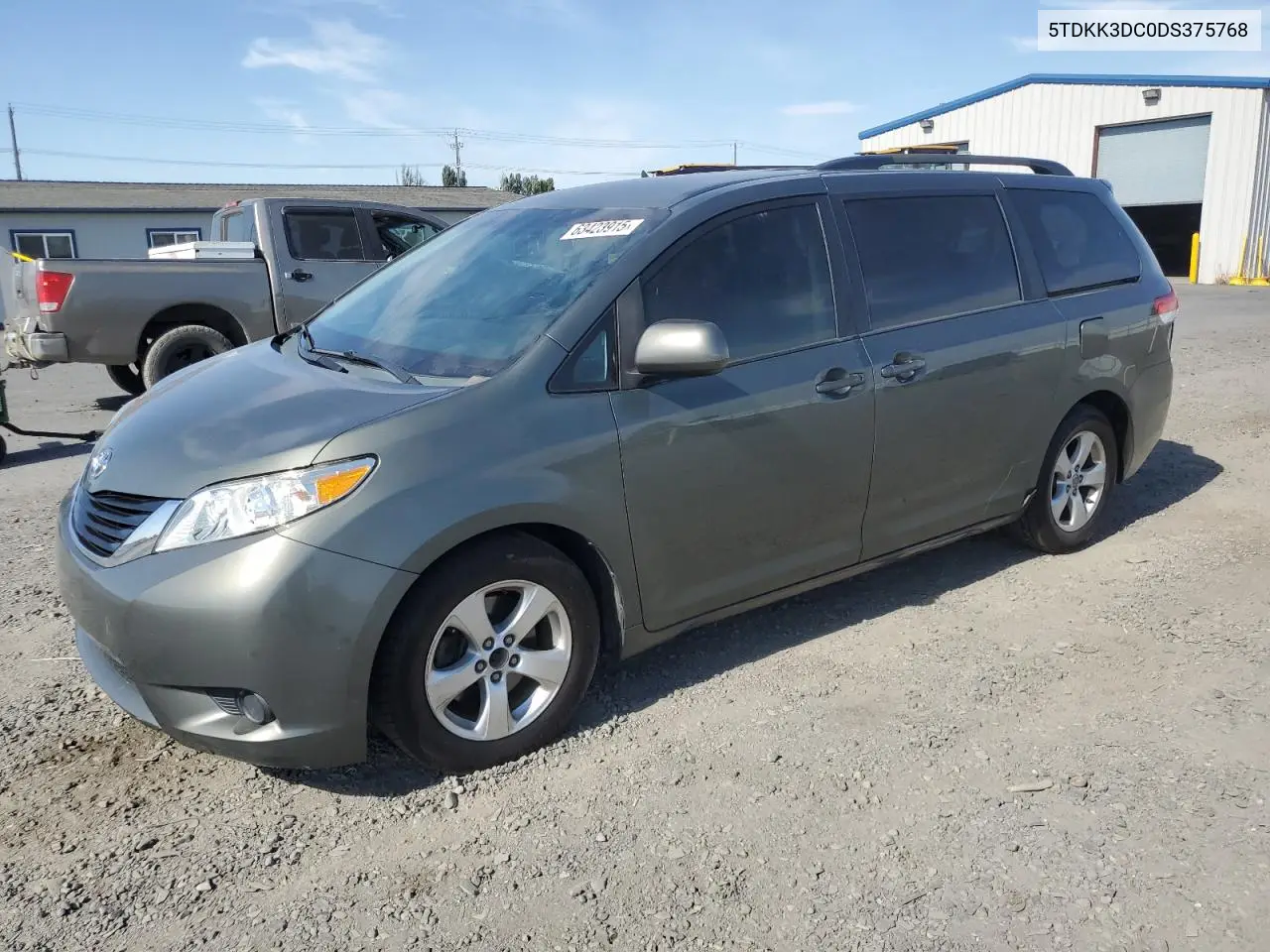 2013 Toyota Sienna Le VIN: 5TDKK3DC0DS375768 Lot: 63423915