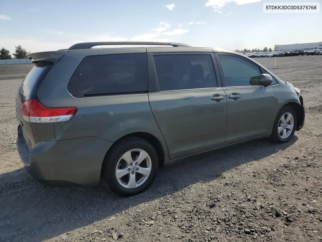2013 Toyota Sienna Le VIN: 5TDKK3DC0DS375768 Lot: 63423915