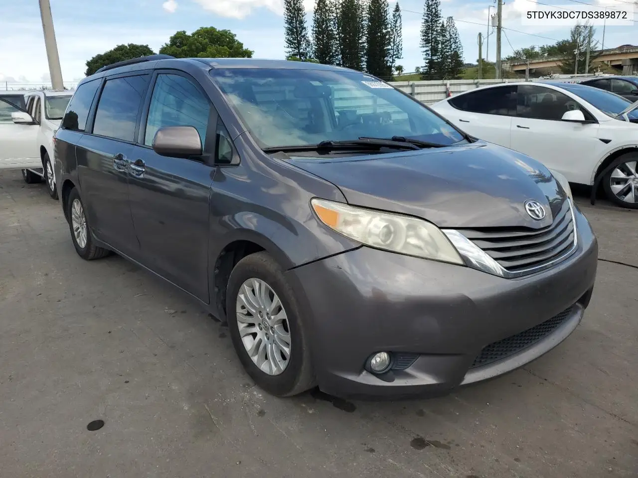 2013 Toyota Sienna Xle VIN: 5TDYK3DC7DS389872 Lot: 66072995