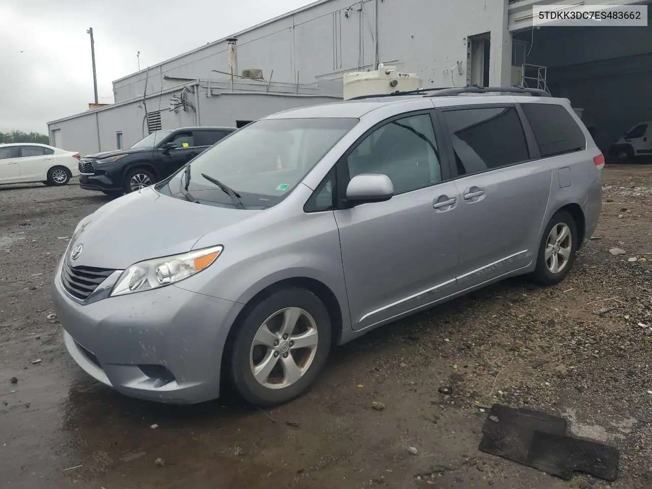 2014 Toyota Sienna Le VIN: 5TDKK3DC7ES483662 Lot: 56379905