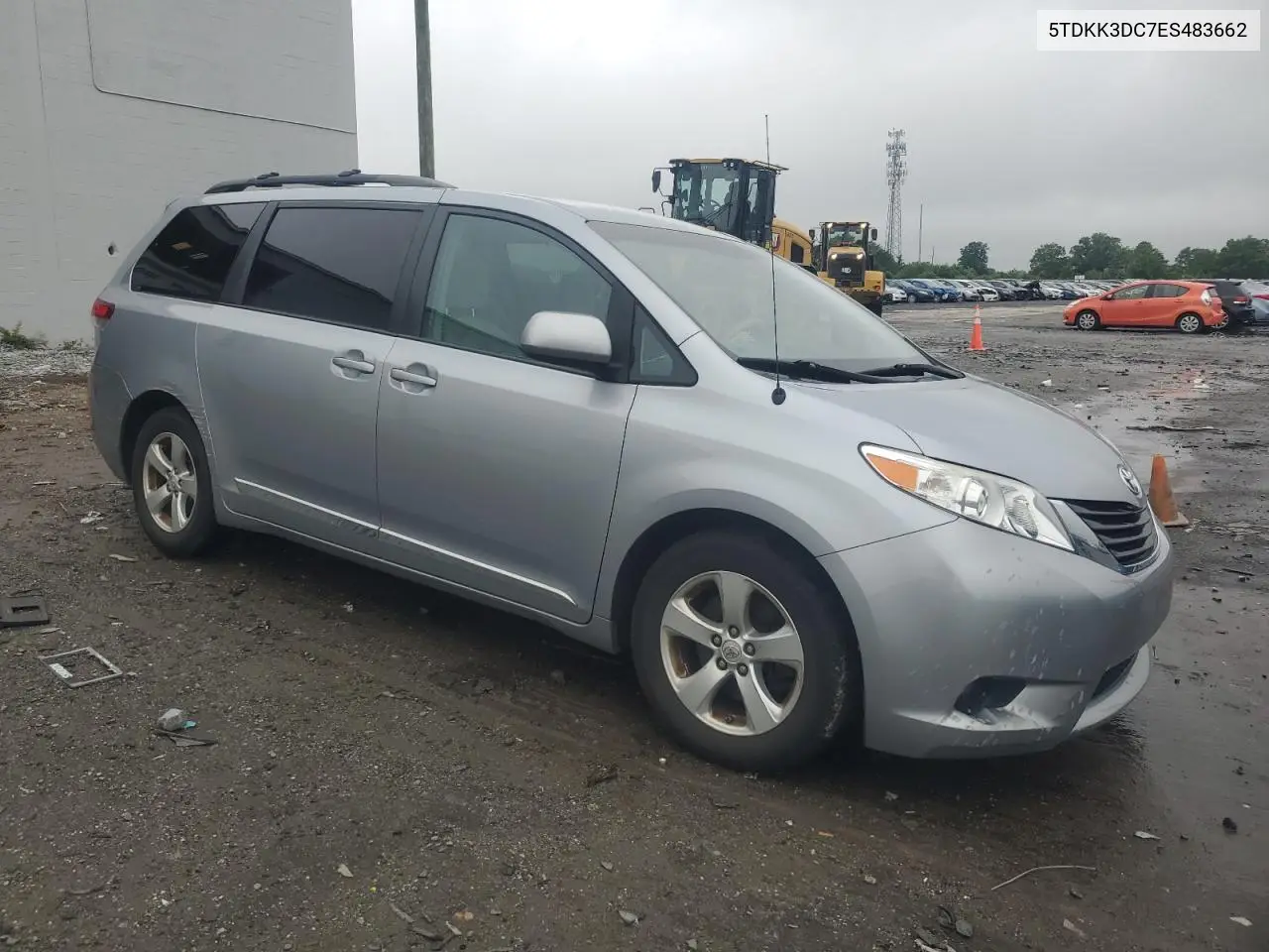 2014 Toyota Sienna Le VIN: 5TDKK3DC7ES483662 Lot: 56379905