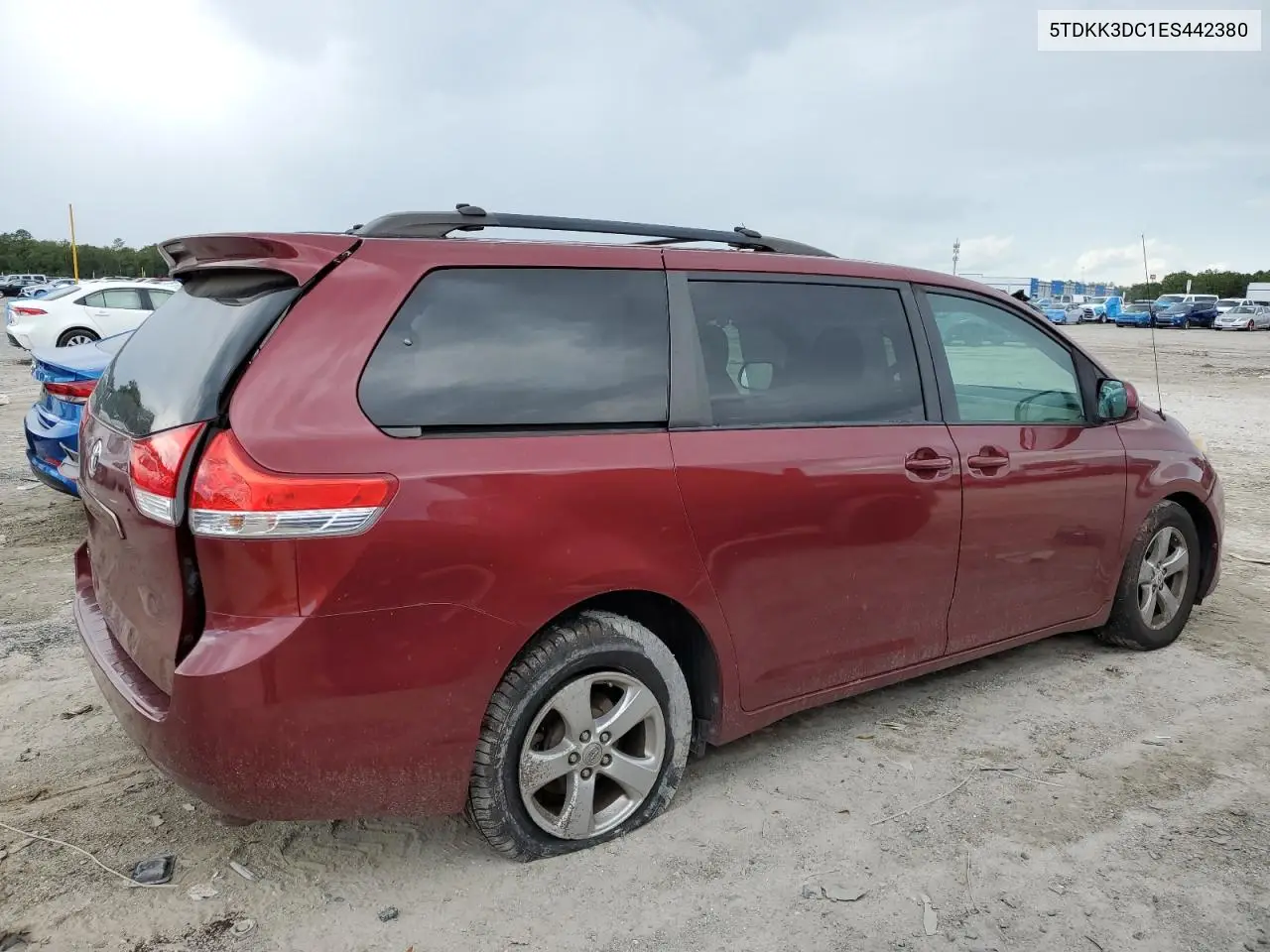 2014 Toyota Sienna Le VIN: 5TDKK3DC1ES442380 Lot: 56600345