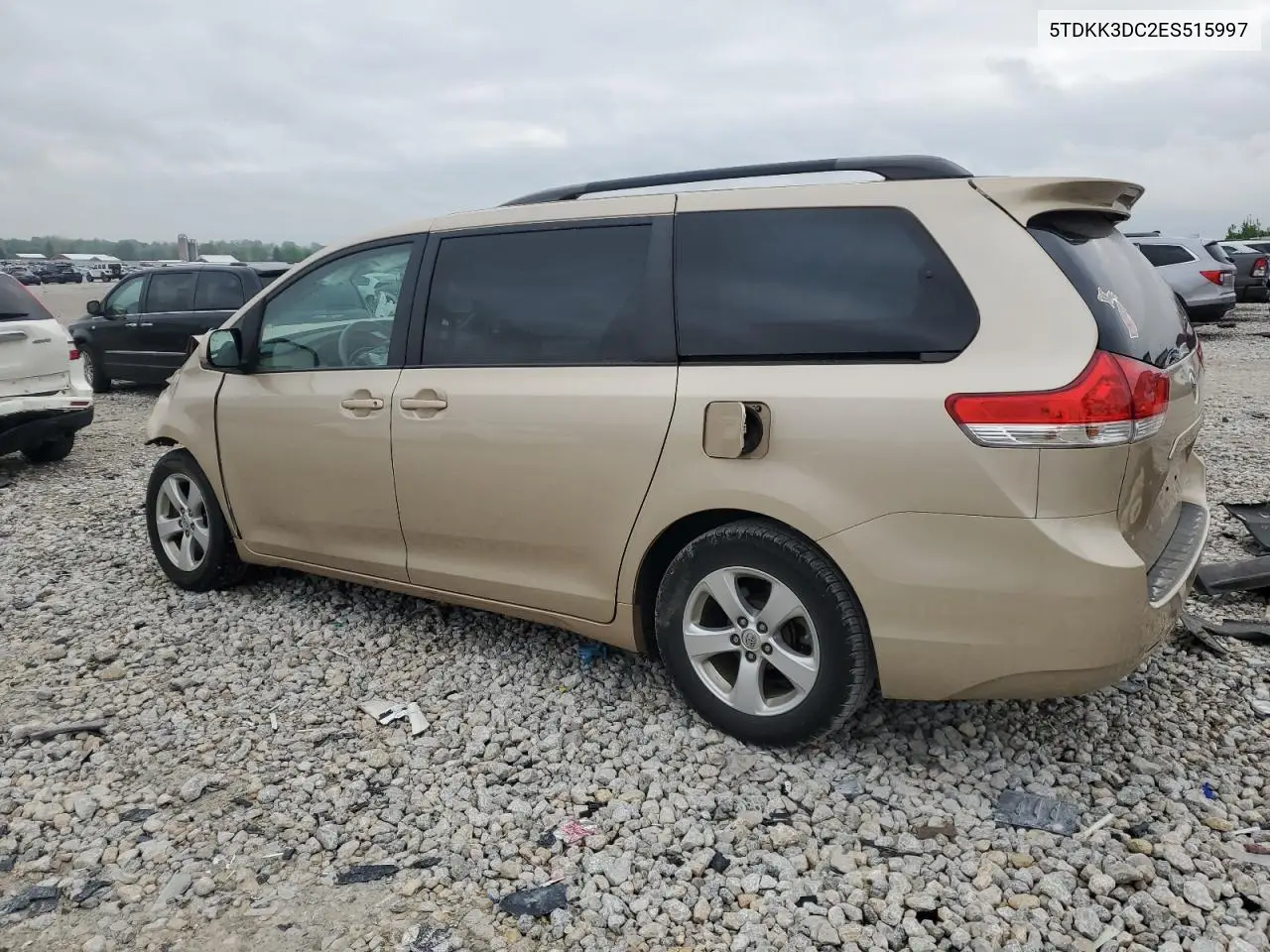 2014 Toyota Sienna Le VIN: 5TDKK3DC2ES515997 Lot: 56623335