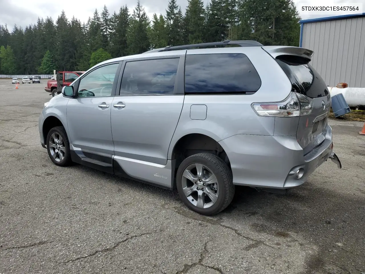 2014 Toyota Sienna Sport VIN: 5TDXK3DC1ES457564 Lot: 56986185