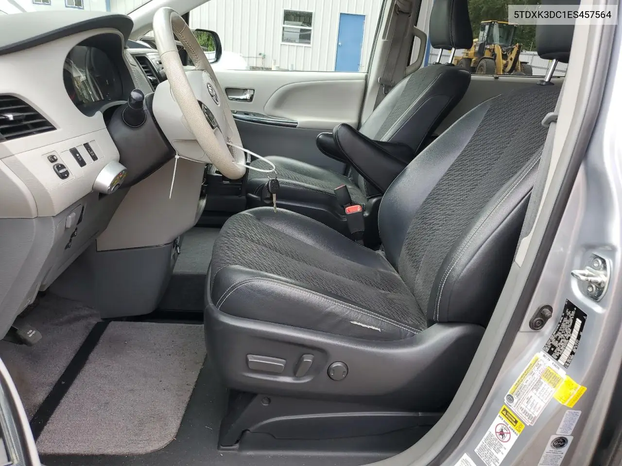 2014 Toyota Sienna Sport VIN: 5TDXK3DC1ES457564 Lot: 56986185