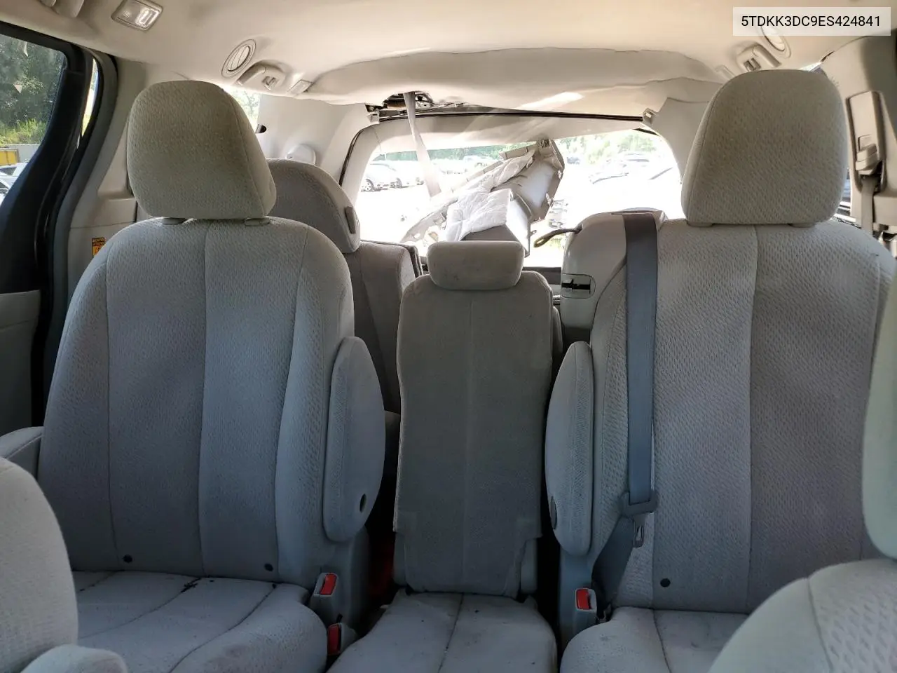 2014 Toyota Sienna Le VIN: 5TDKK3DC9ES424841 Lot: 59098365