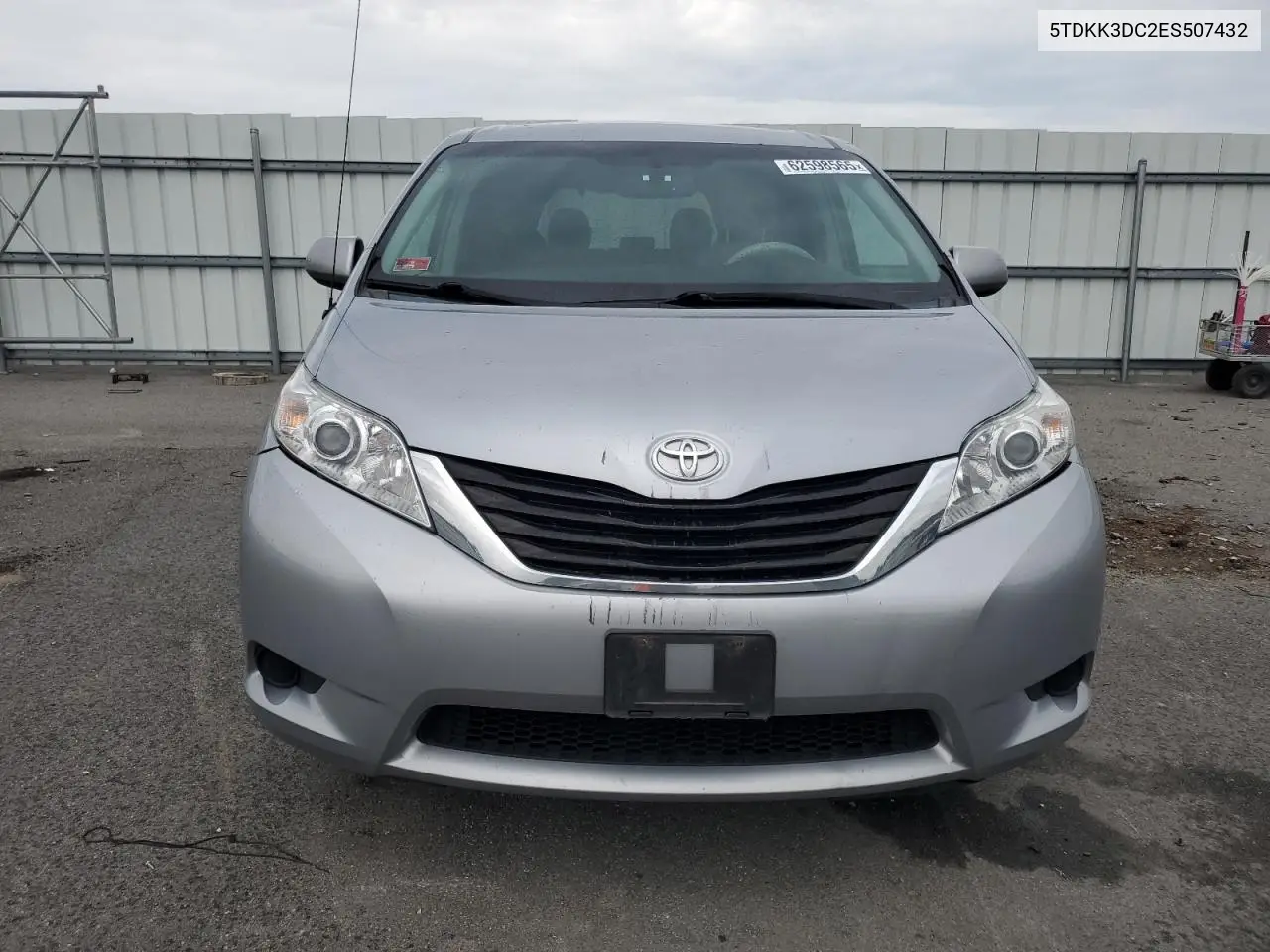 2014 Toyota Sienna Le VIN: 5TDKK3DC2ES507432 Lot: 62598565