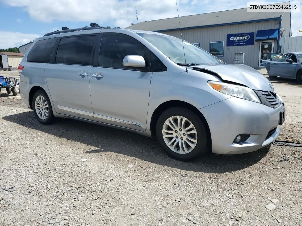 2014 Toyota Sienna Xle VIN: 5TDYK3DC7ES462515 Lot: 63008685