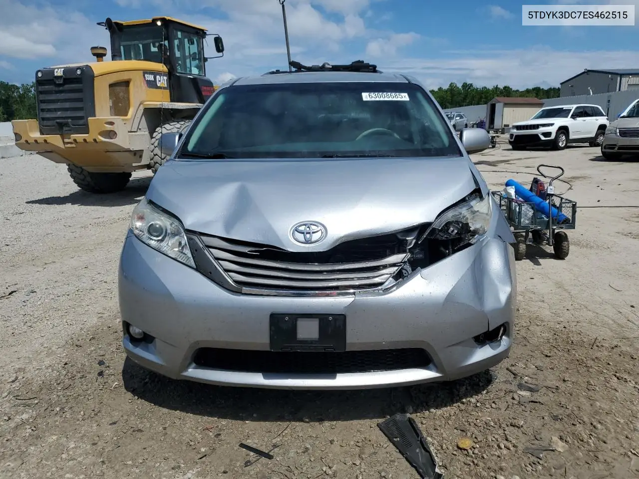 2014 Toyota Sienna Xle VIN: 5TDYK3DC7ES462515 Lot: 63008685