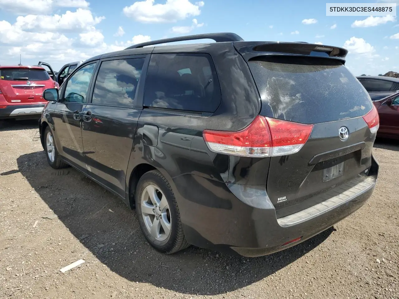 2014 Toyota Sienna Le VIN: 5TDKK3DC3ES448875 Lot: 63431135