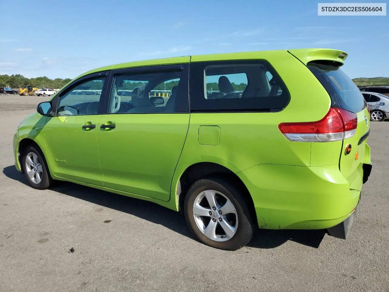 2014 Toyota Sienna VIN: 5TDZK3DC2ES506604 Lot: 65727965
