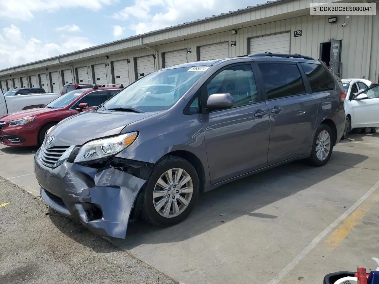 2014 Toyota Sienna Xle VIN: 5TDDK3DC8ES080041 Lot: 65880045