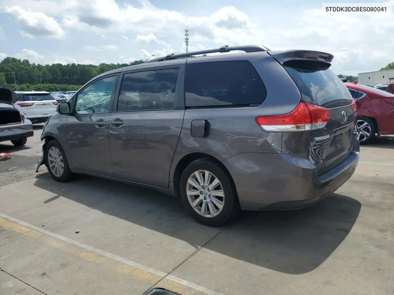 2014 Toyota Sienna Xle VIN: 5TDDK3DC8ES080041 Lot: 65880045