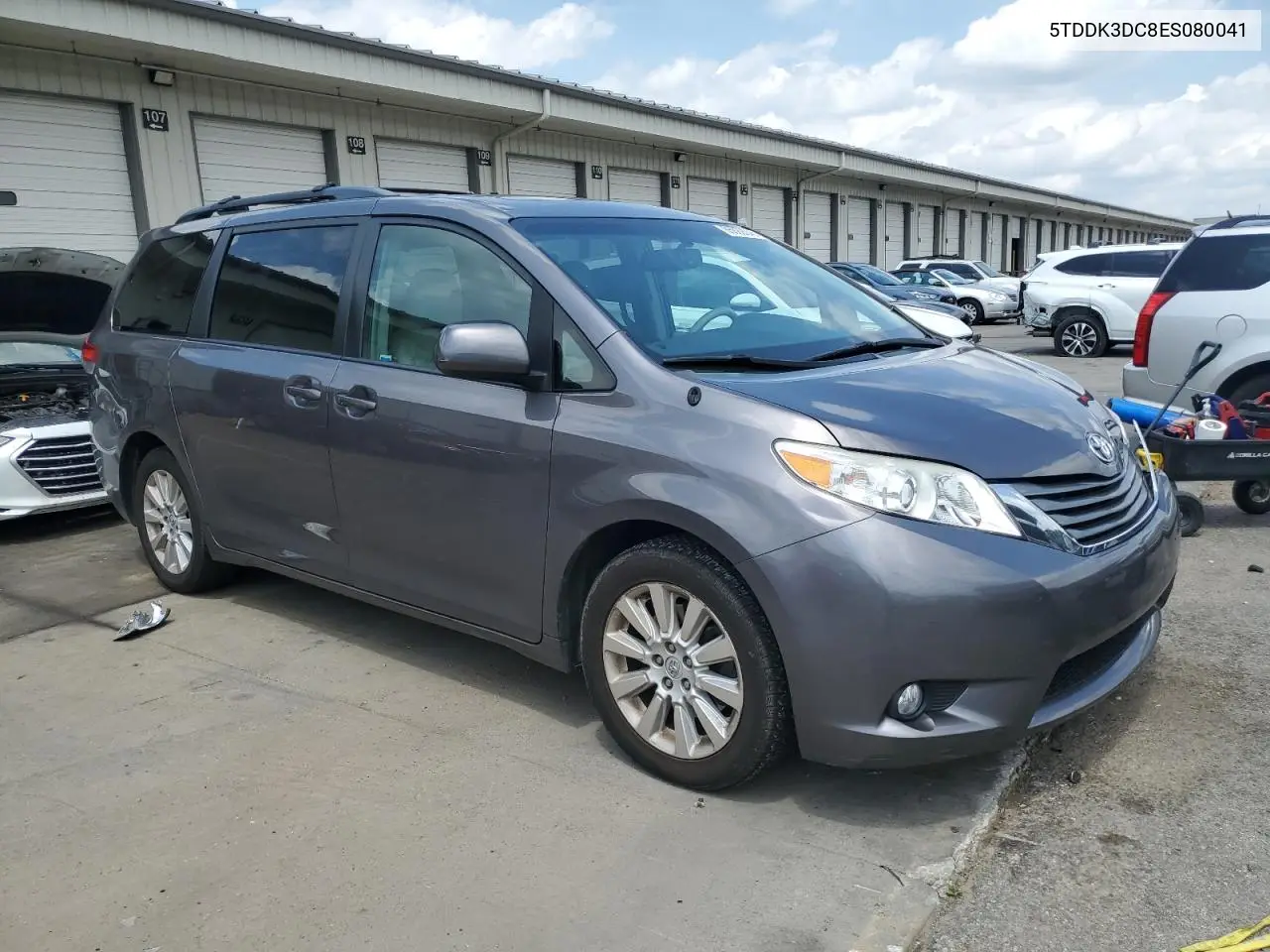 2014 Toyota Sienna Xle VIN: 5TDDK3DC8ES080041 Lot: 65880045