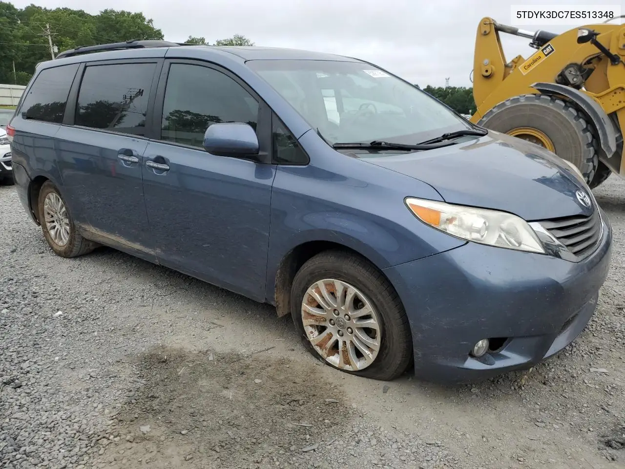 2014 Toyota Sienna Xle VIN: 5TDYK3DC7ES513348 Lot: 65897395