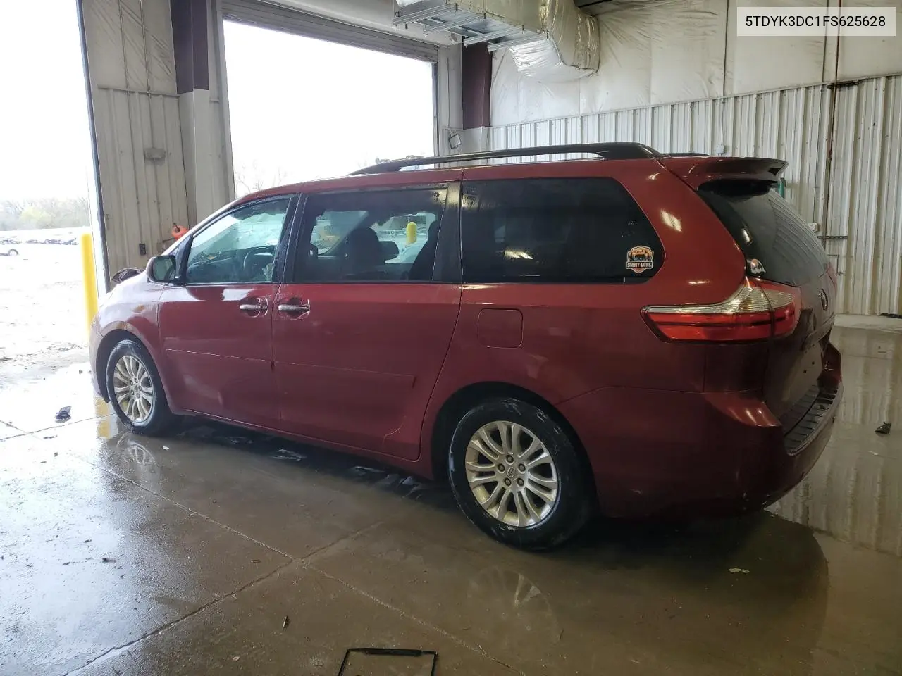 2015 Toyota Sienna Xle VIN: 5TDYK3DC1FS625628 Lot: 55222675
