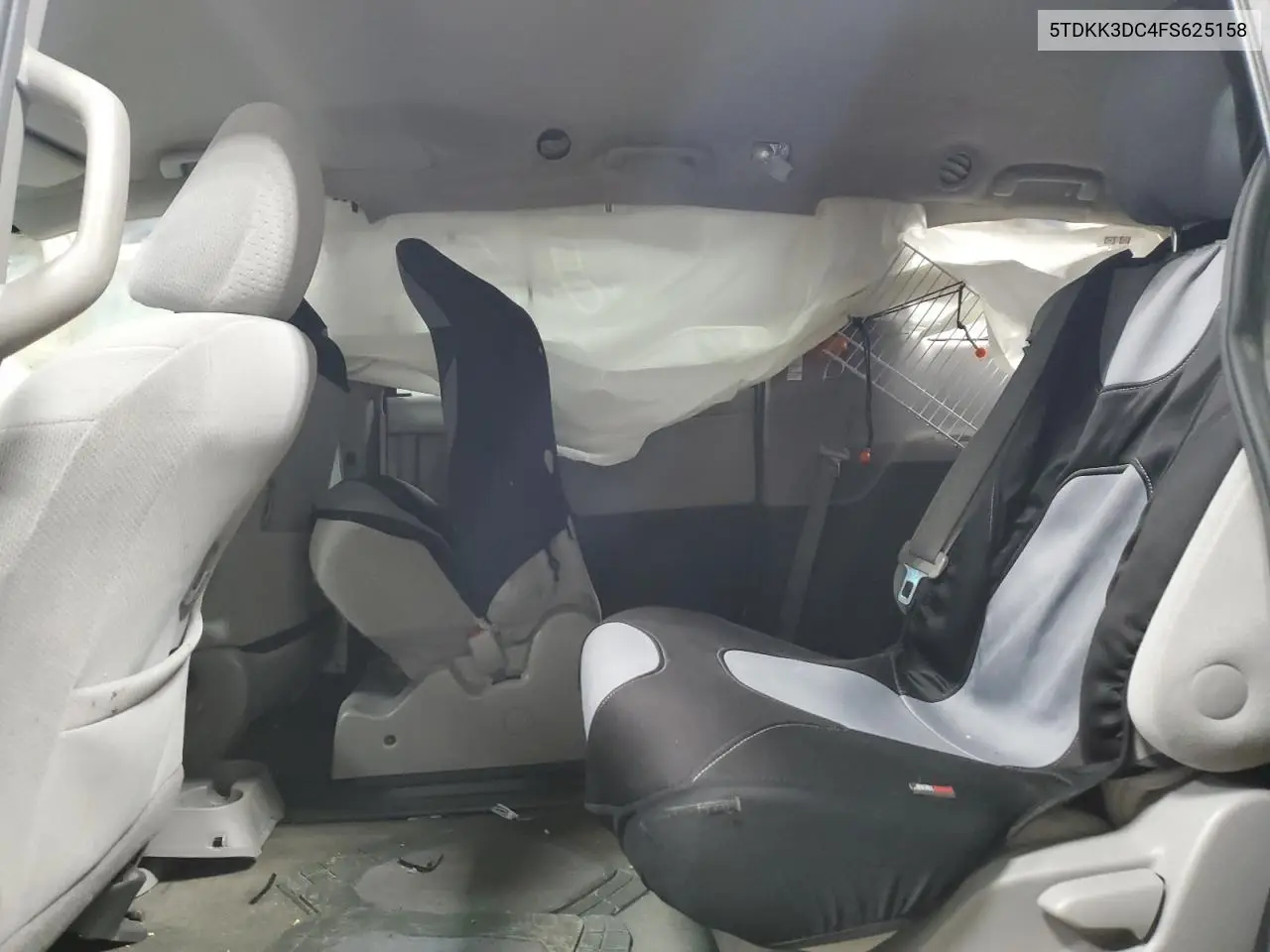 2015 Toyota Sienna Le VIN: 5TDKK3DC4FS625158 Lot: 56126435