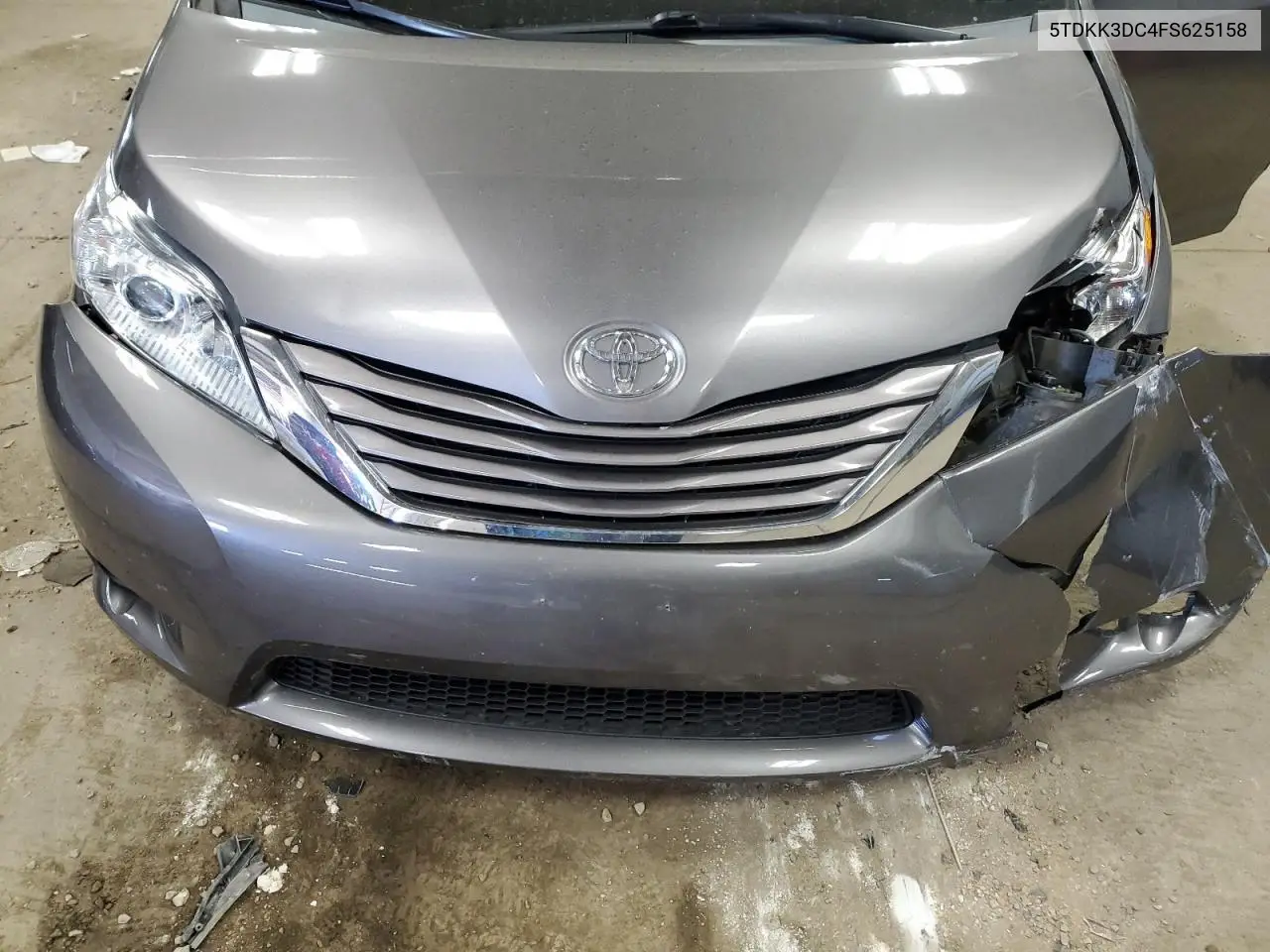 2015 Toyota Sienna Le VIN: 5TDKK3DC4FS625158 Lot: 56126435